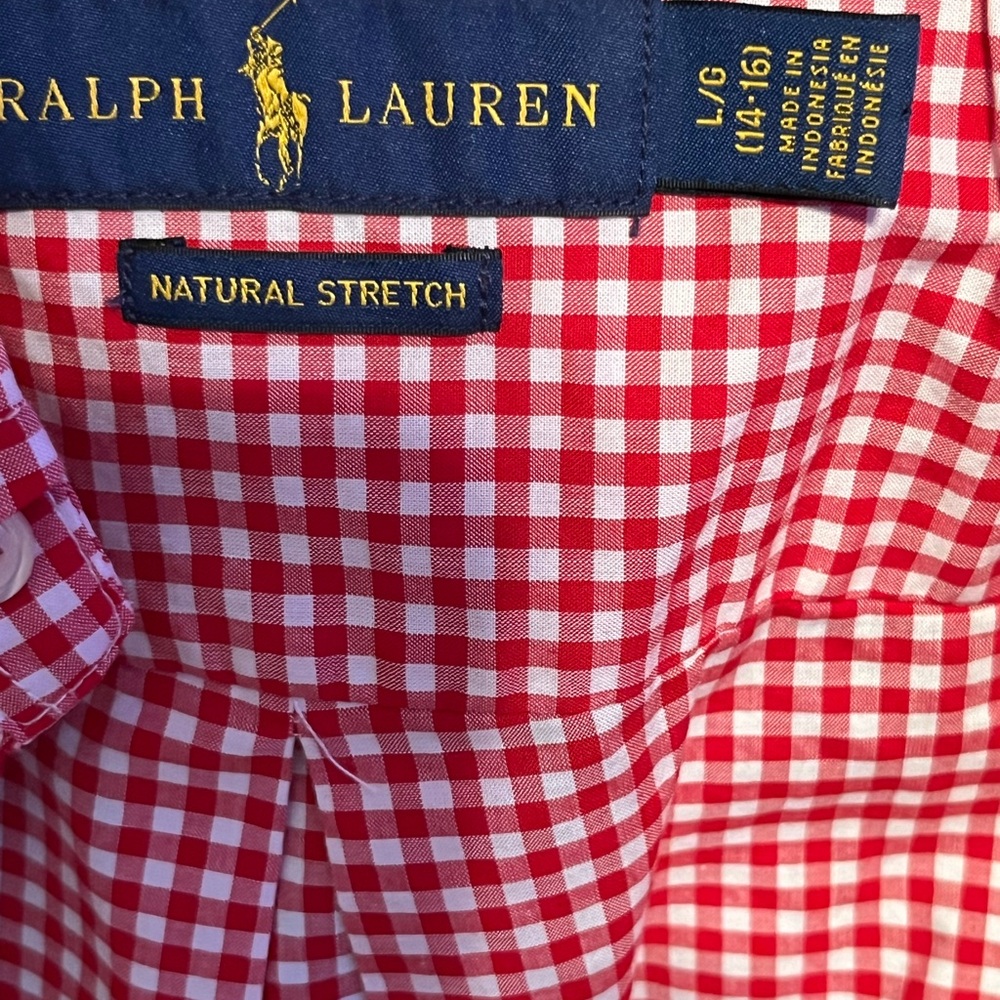 Ralph Lauren Red Checkered Shirt